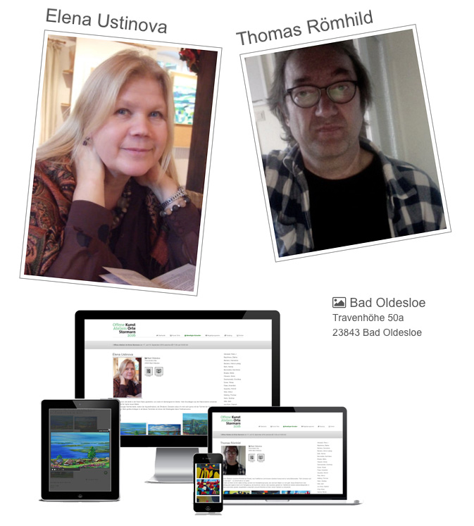 Kunst Orte Stormarn mit Elena Ustinova und Thomas Römhild, Kunstpaar aus Schleswig-Holstein